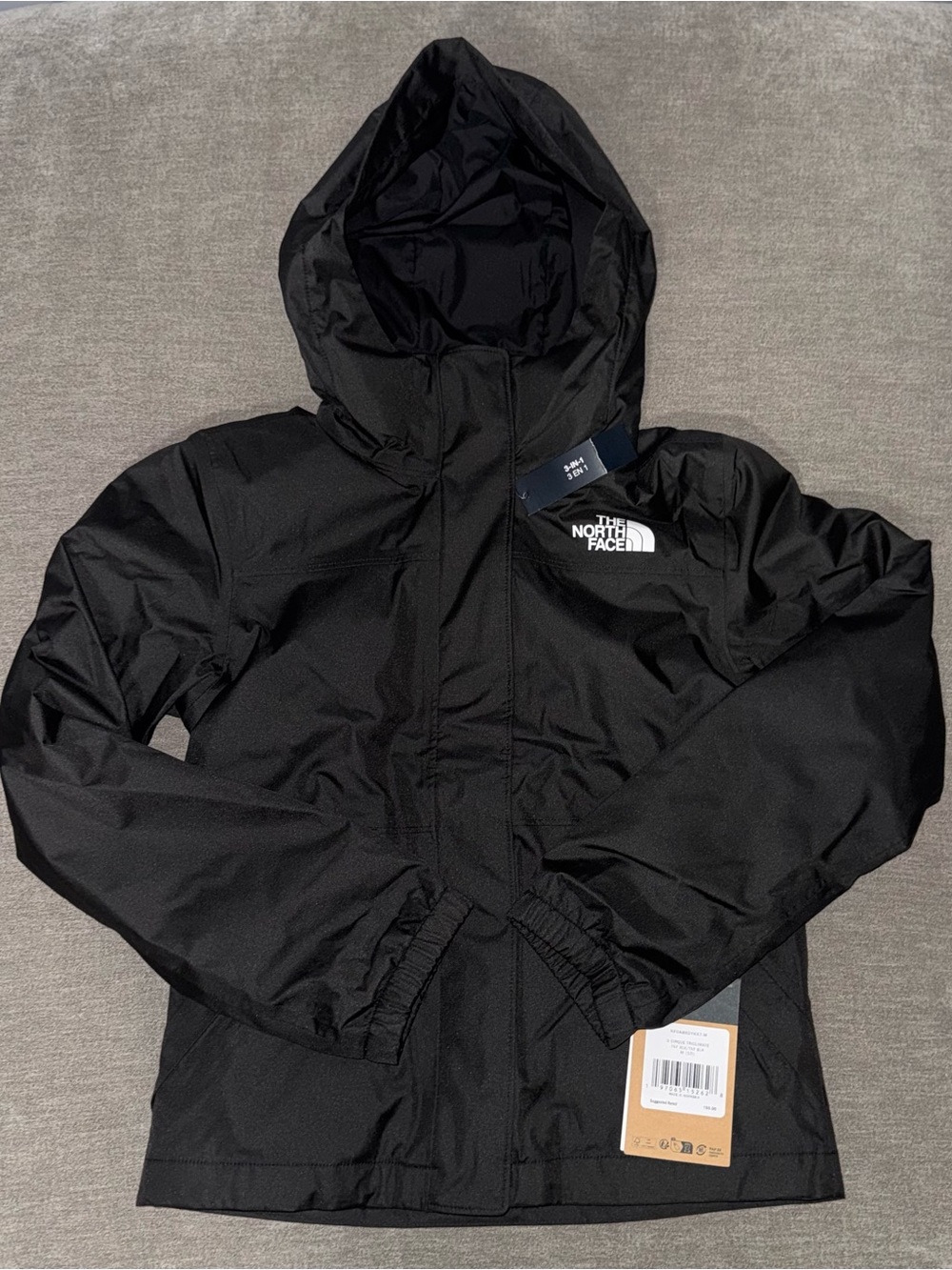 The North Face girls Cirque triclimate 3 in 1 hooded jacket size 10 (M) NWT
